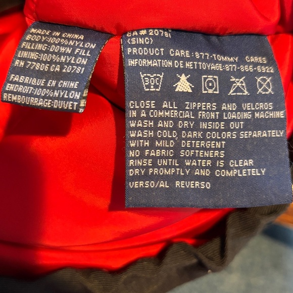 Vintage Tommy Hilfiger Expedition Down Utility Vest: Size Large - Picture 10 of 11